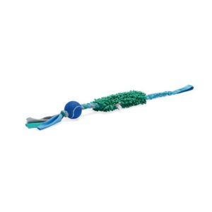 Beeztees Cinema Ball Plush Dog Toy Green
