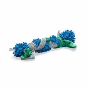 Beeztees Nuno Plush Dog Toy Plush Blue/Green 36 cm