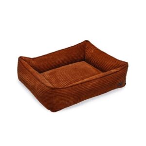 Designed by Lotte Ribbed Dog Basket Terracotta