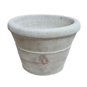 Terracotta Ciottola Basso Rigato D25cm H18cm