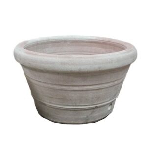 Terracotta Ciottola Basso Rigato D40cm H22cm