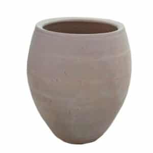 Terracotta Egg Shaped Pot D24cm H28cm