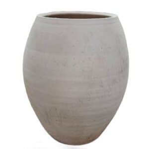 Terracotta Egg Shaped Pot D30cm H36cm