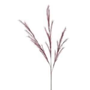Artificial Feather Spray Burgundy 130cm