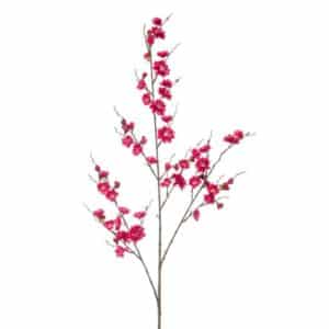 Artificial Blossom Plum Spray Fuchsia 110cm