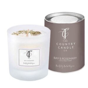 Bay & Rosemary Pastels Herb Garden 30cl Glass Candle