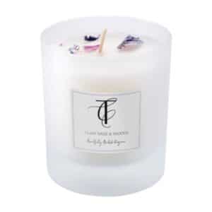 Clary Sage & Woods Pastels Herb Garden 30cl Glass Candle