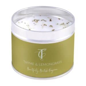 Thyme & Lemongrass Pastels Herb Garden Tin Candle