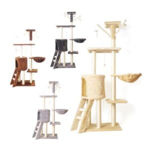 Cat Scratching Tree - 48 x 34 x H138cm