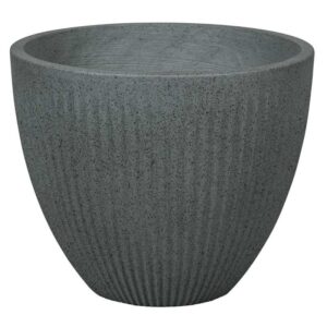 Auckland 04G Grey Round Planter