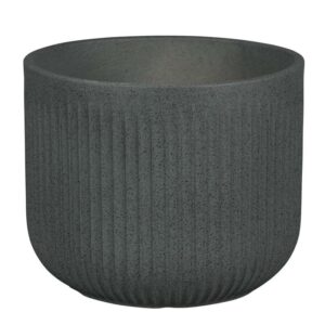 Auckland 08G Grey Round Planter