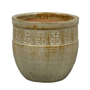 Adelaide 1-03I Cream Round Planter