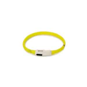 Beeztees Safety Gear Silicone Collar+Usb Dogini Yellow 35cm