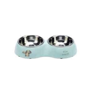 Beeztees Puppy Droppy Dog Dinner Set 2x 160ml