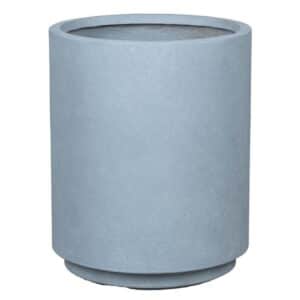 Liverpool 10E Light Grey Round Planter