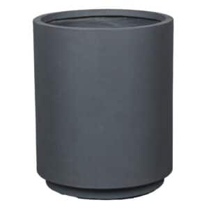 Liverpool 10G Dark Grey Round Planter