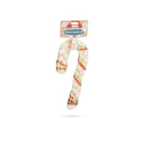 Beeztees Christmas Braided Rawhide Cane for Dogs