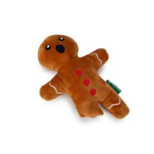 Beeztees Gingerbread Dog Plush Toy Brown 25cm