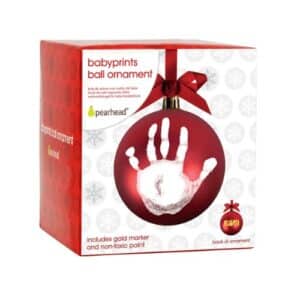 Babyprints Red Ornament