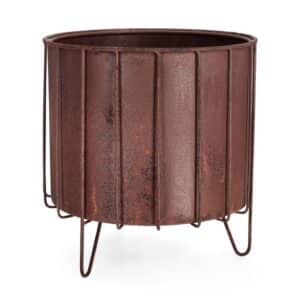 Plant Stand Hellin Round Low Rust L