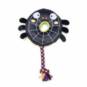 Beeztees Halloween Donut Spider Plush Dog Toy 25x20x5cm