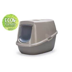 Beeztees Norah Eco Litter Box Gray/White 54.5x39x39cm