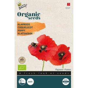 Buzzy® Organic Poppy, Red Poppy (BIO)