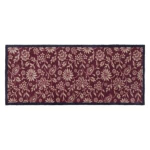 Hug Rug - Paisley Floral Burgundy - 65x150cm