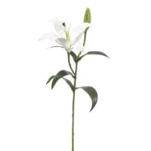 Artificial Lily Spray White 56cm