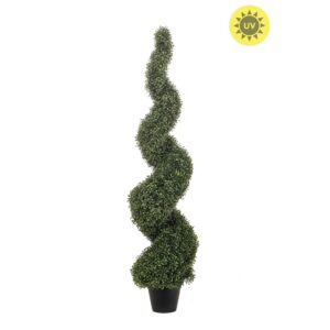 Artificial Boxwood Spiral with UV Protection H150cm