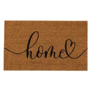 My Mat Printed Coir - Home Script 45x75cm