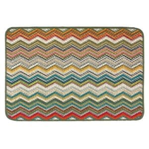 My Stain Resistant - Candy Multi Green Zig Zag 50x75cm