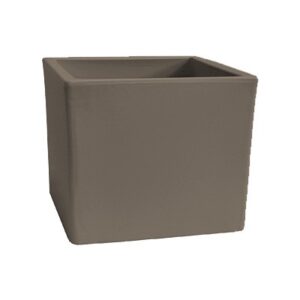Quadra Square Pot Viareggio 60cm Taupe