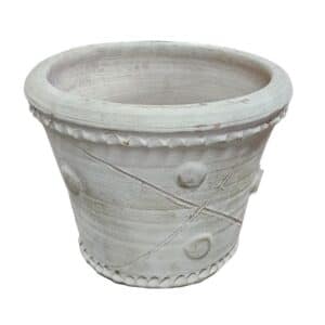 Terracotta Ciottola Basso Decorato D45 H35cm