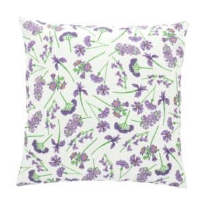 Outdoor Cushion Flowers Purple