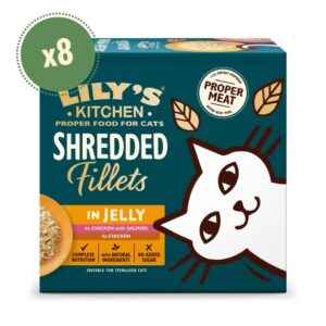 Cat Food Shredded Fillets in Jelly Multipack 8x70g