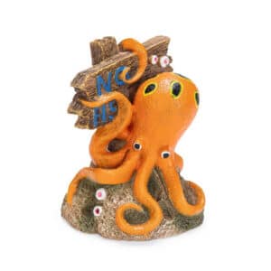 Beeztees Polyresin No Fishing Octopus 7x6.5x9cm