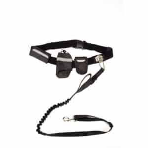 Beeztees Nylon Hands-Free Jogging Set Black