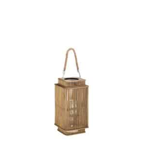 Turks Rectangular Natural Lantern 18x34cm