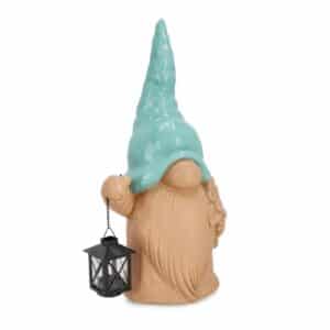 Hever Statue Gnome With Lantern 26 x H50.5cm