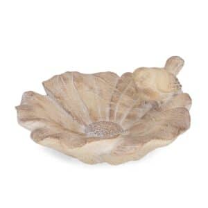 Blossy Decor Plate with Bird D36 x H16cm