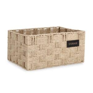 Rahel Natural Rectangular Basket Large