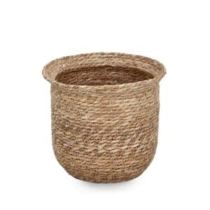Hamida Natural Round Basket Small