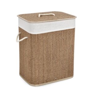 Zahara Natural Rectangle Laundry Basket