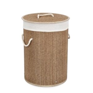 Zahara Natural Round Laundry Basket