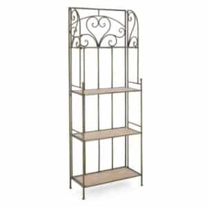 Guenda Dark Green Shelf with 4 Shelves H167cm