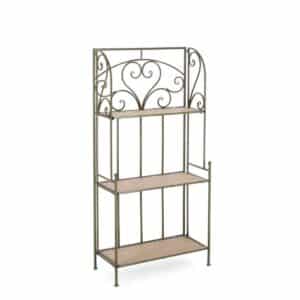 Guenda Dark Green Shelf with 3 Shelves H127cm