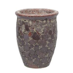 Vikan 01BC Red Brown Round Planter