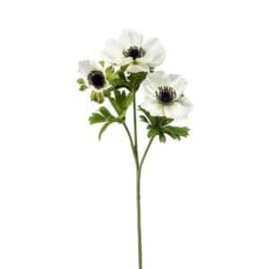 Artificial Anemone Spray Cream L55cm