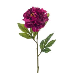 Artificial Peony Chelsea Spray Purple 77cm